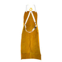 4248 Bourbon Brown Cowhide Bib Apron - 48" L - Image 2