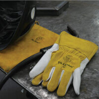 48 Premium TopGrain Goatskin & Split Cowhide MIG Glove