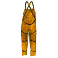5300 Bourbon Brown Cowhide Split Leg Bib Apron - Image 2