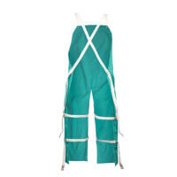 Split Leg Bib Apron-Back