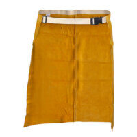 4124 Bourbon Brown Cowhide Waist Apron - 24" L - Image 2