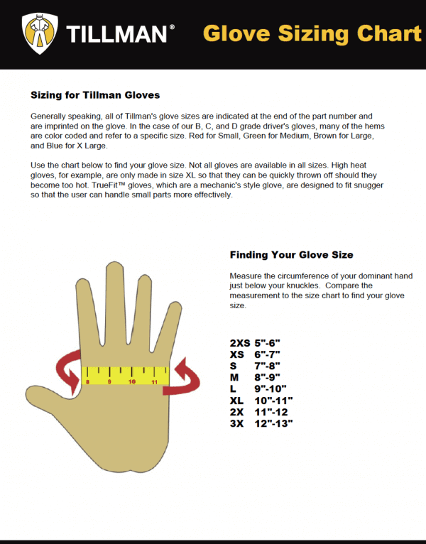 Download Sizing Chart – John Tillman Co.