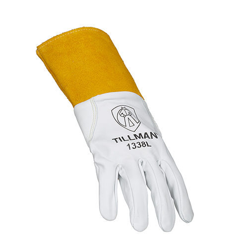 Small Pack of 2 Tillman 1338 Top Grain Goatskin TIG Welding Gloves with 4 Cuff 