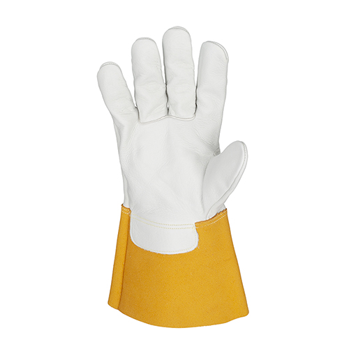 Tillman 1350 Unlined Top Grain Cowhide MIG Welding Gloves 4 Cuff 2X 