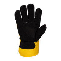 1573 Split Cowhide & Canvas with ColdBlock Lining Winter Glove - Image 4