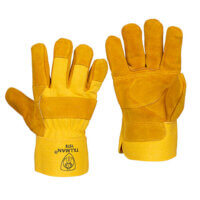 1578 Split Cowhide & Canvas with Cotton Foam Lining Winter Glove