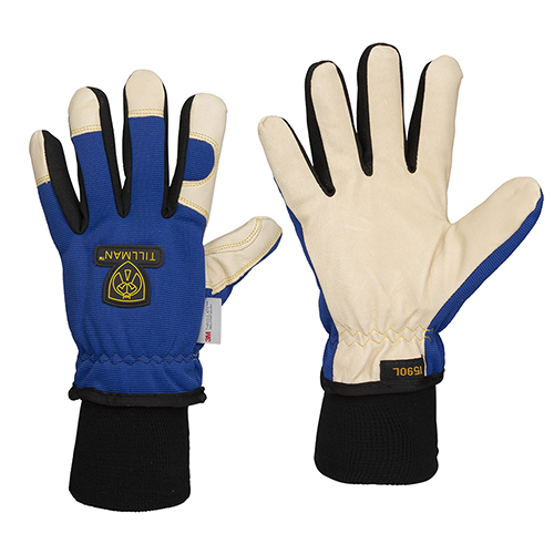 Tillman 1590 Top Grain Pigskin/Spandex Thinsulate Lined Winter Gloves Large 