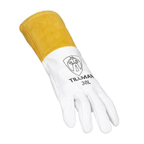 Tillman 30 Large TIG Welding Gloves Top Grain Pearl Pigskin W 4 Cuffs 1 Pair for sale online