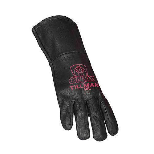 Tillman 44 ONYX 100% Top Grain Black Kidskin TIG Welding Gloves Medium 