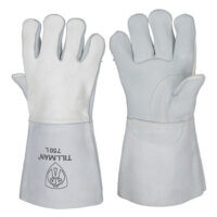750 Elkskin Stick Welding Gloves: Top Grain & Rough Side Out