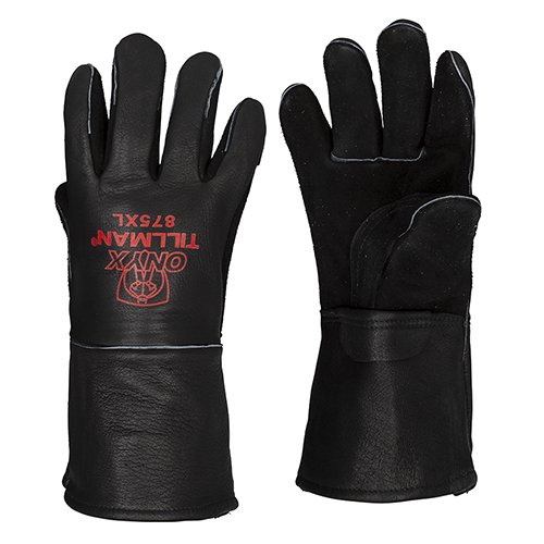 Tillman Black Onyx 875 Top Grain Elkskin Stick Welding Gloves 