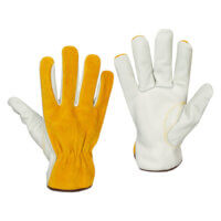 1417 Top Grain Leather Palm & Split Leather Back Cowhide Drivers