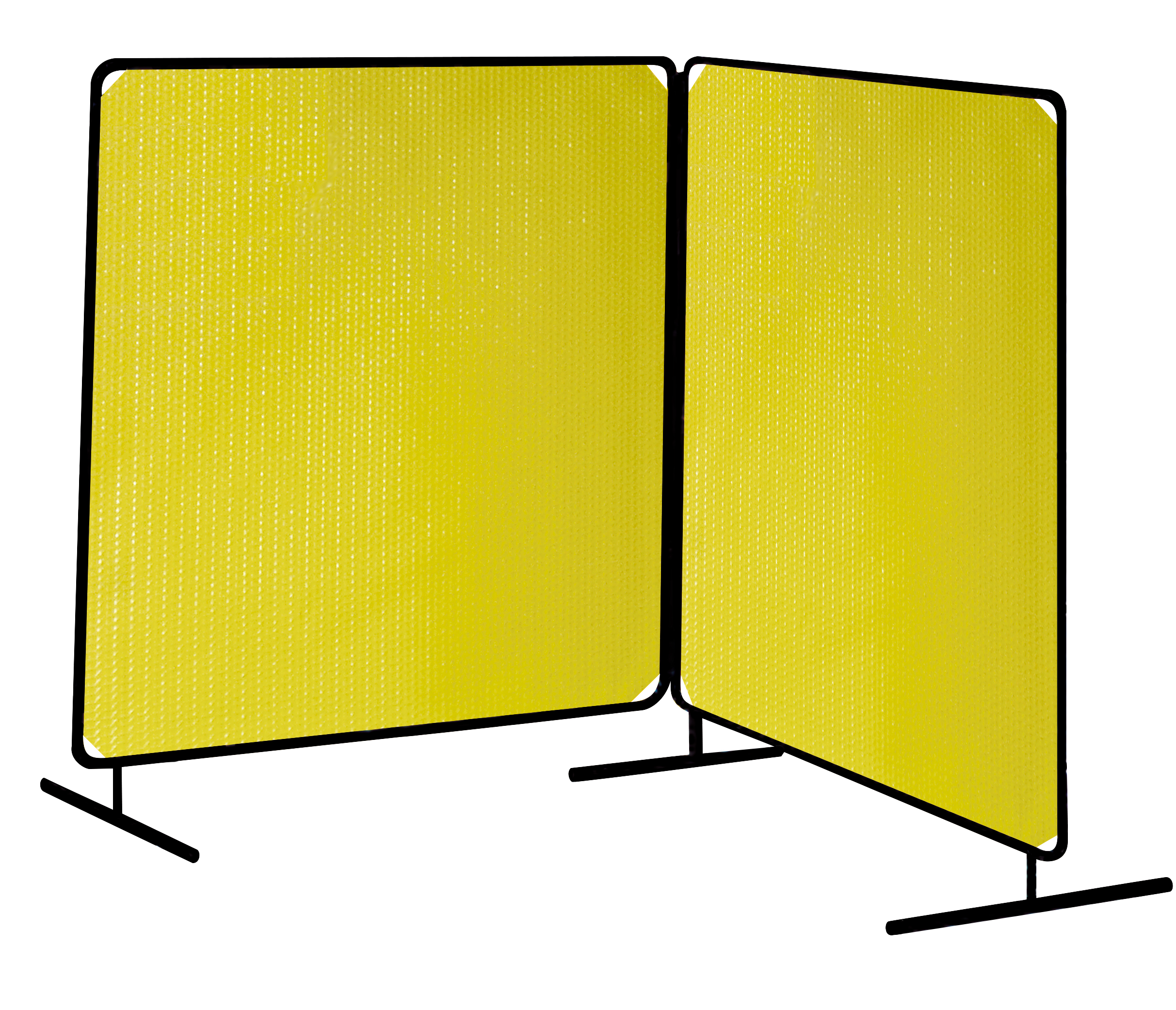 601R68 Tillman 6x8 ft Yellow Vinyl Welding Curtain with Grommets all Around 