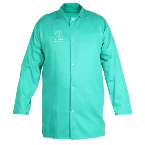 683136 Front view Essentials FR Cotton jacket with welder's collar