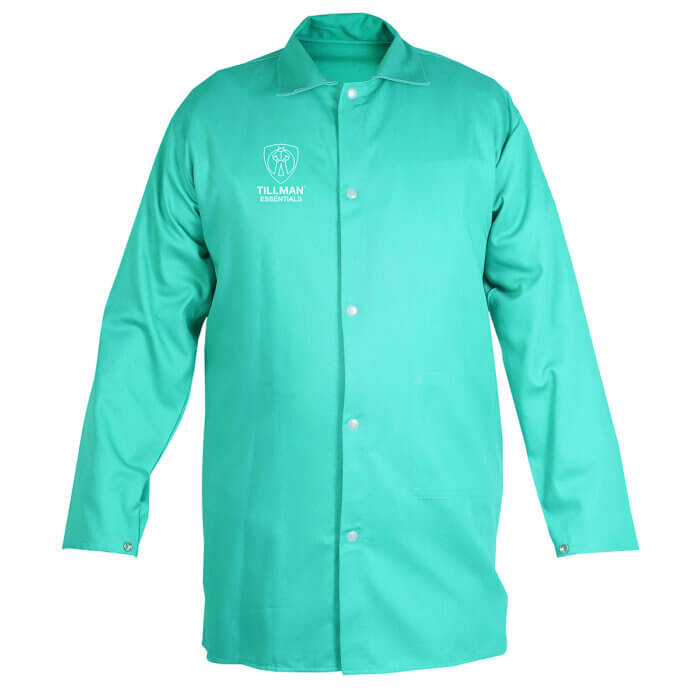 683136 Front view Essentials FR Cotton jacket with welder's collar