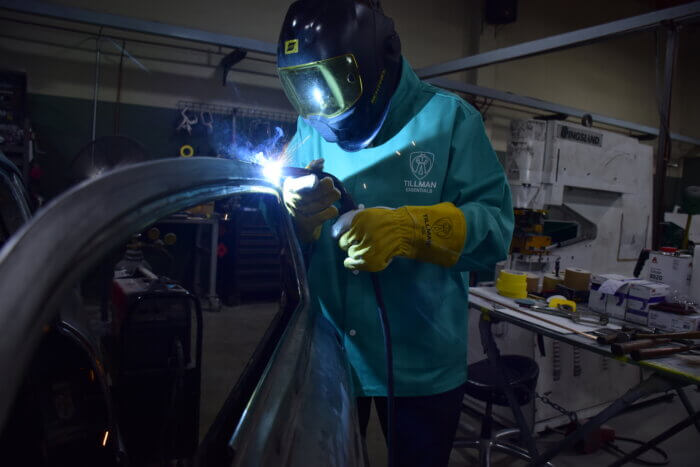 Tillman® Essentials™ 6831 FR Cotton Welding Jacket - 30"L - Image 3