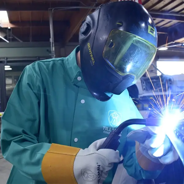 Tillman 6831 30-inch FR cotton welding jacket for welding protection