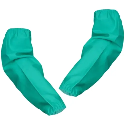 Tillman 6818 and 6800E flame resistant cotton sleeves with internal elastic at wrists and biceps for comfortable welding protection